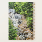 Planner voor waterval in de bergen (Achterkant)