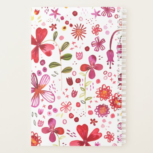 Planner voor Waterverf van wilde bloemen (Achterkant)