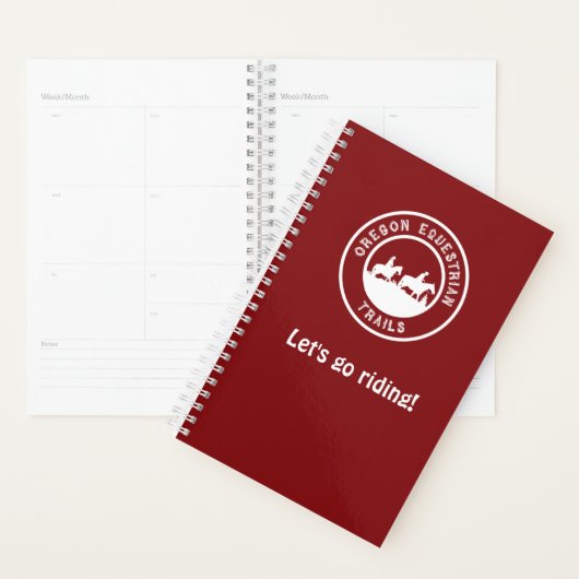 Planner voor wekelijkse of maandelijkse Ride and W (Display)