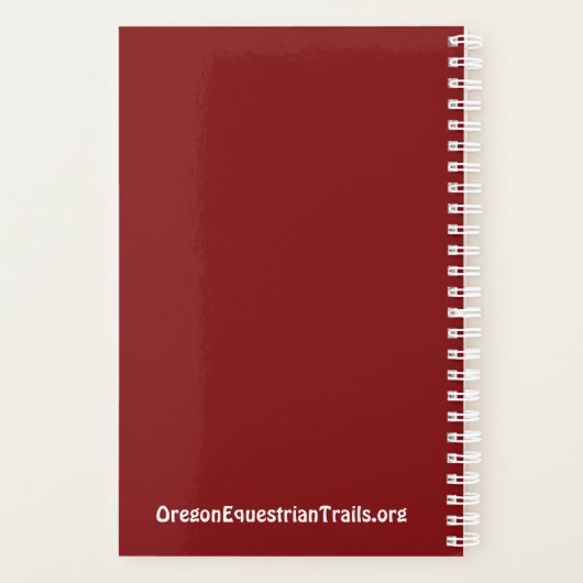 Planner voor wekelijkse of maandelijkse Ride and W (Achterkant)