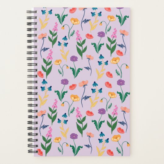 Planner voor wilde bloemen in Lavender (Voorkant)