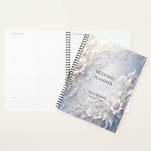Planner voor witte bloemen (Display)