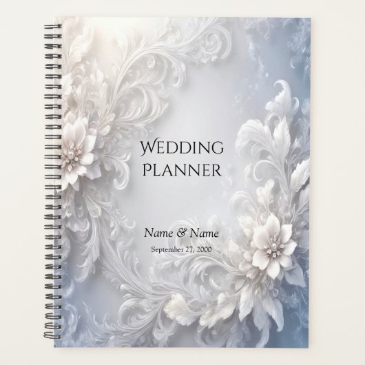 Planner voor witte bloemen (Voorkant)