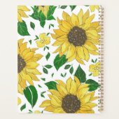 Planner Watercolor Zonnebloem Patroon (Achterkant)