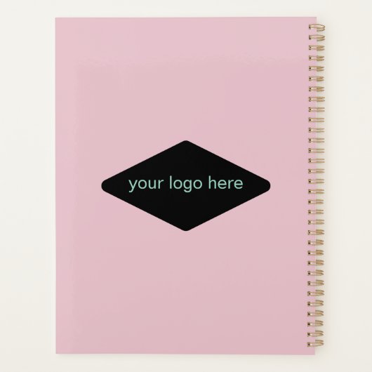 Planner Waterverf Robin met kersenbloesems (Achterkant)