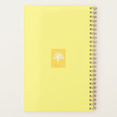 Planner wekelijks/maandelijks, geel (Achterkant)