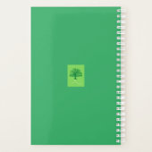 Planner wekelijks/maandelijks, groen (Achterkant)