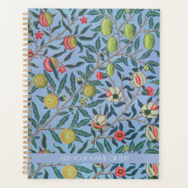 PLANNER : WILLIAM MORRIS : BLAUWE POMEGRANATEN