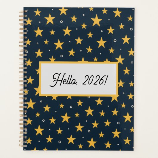 Planner with a stars (Voorkant)