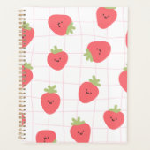 Planner with strawberry cute cover (Voorkant)