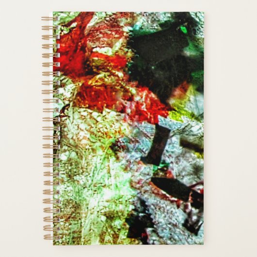Planner zacht wit textuur abstract gerecycleerde k (Voorkant)