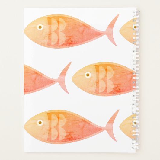 Planner zalm visgroep (Achterkant)