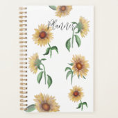 Planner | Zonnebloem | 5,5 × 8,5 | WATERVERF (Voorkant)