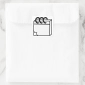 Plannernotities Vierkante Sticker (Tas)