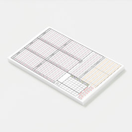 Plannerpagina's voor onderweg post-it® notes