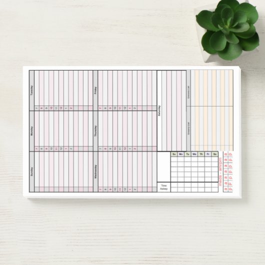 Plannerpagina's voor onderweg post-it® notes (Kantoor)