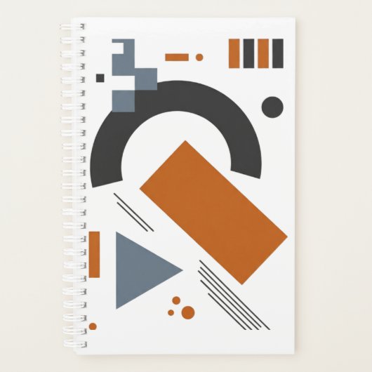Planners met creatieve geometrische kunst (Voorkant)