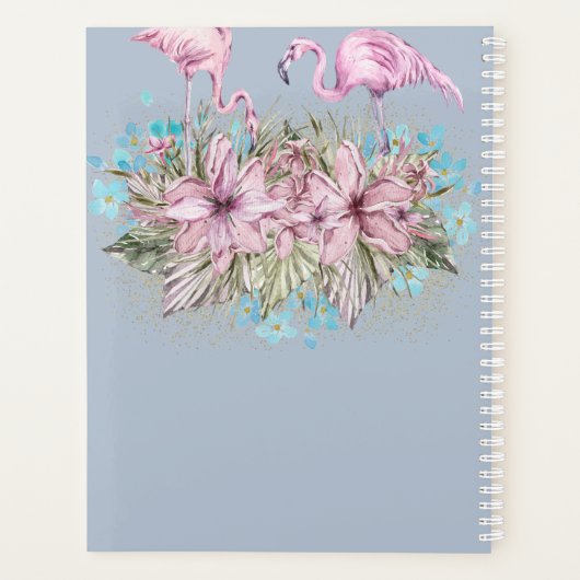 PLANNING Cadeaus voor Bruid - Flamingo Thema Planner (Achterkant)