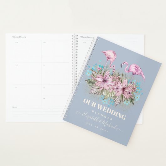 PLANNING Cadeaus voor Bruid - Flamingo Thema Planner (Display)