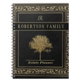 Planning en vertrouwensdocumenten van de staat notitieboek (Voorkant)