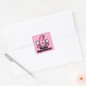 Planning Magical Moments Gnome Vierkante Sticker (Envelop)