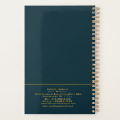 Planning van de staatsplanning - Donkerblauw | Gou Planner (Achterkant)