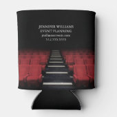 Planning van gebeurtenissen in theater die kunsten blikjeskoeler (Achterkant)