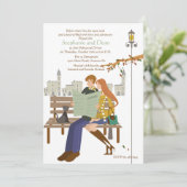 Planning van hun toekomstige uitnodiging (Staand voorkant)