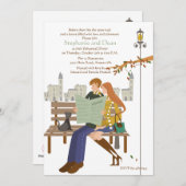 Planning van hun toekomstige uitnodiging (Voorkant / Achterkant)