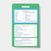 Planning voor Lanyard Badge (Back)