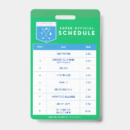 Planning voor Lanyard Badge