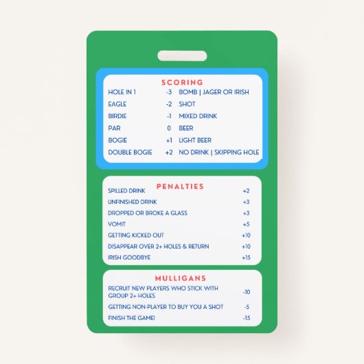 Planning voor Lanyard Badge (Achterkant)