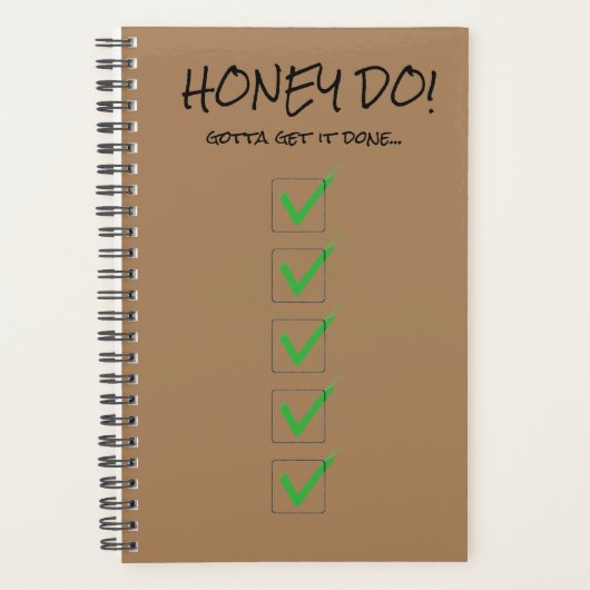Planningboek "HONEY DO" Planner (Voorkant)