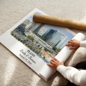 Plano Texas Poster, Aquarel, Op Maat Poster