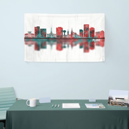 Plano Texas Skyline Spandoek (Beurs)