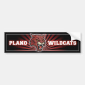 Plano Wildcats Bumpersticker (Voorkant)