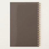 Planode voor papaver met bruine papaver planner (Achterkant)