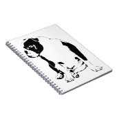 Plans Beside a Seated Pal Notitieboek (Rechterzijde)