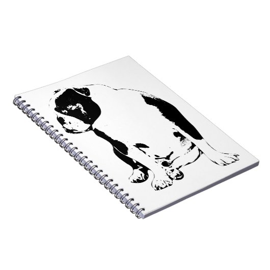 Plans Beside a Seated Pal Notitieboek (Rechterzijde)