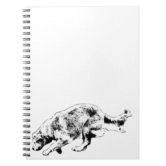 Plans & Plays with Sprinting Golden Notitieboek (Voorkant)
