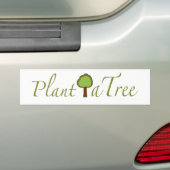 Plant A-structuur Bumpersticker (Op auto)