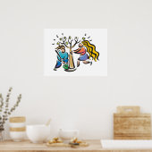 Plant A-structuur Poster (Keuken)