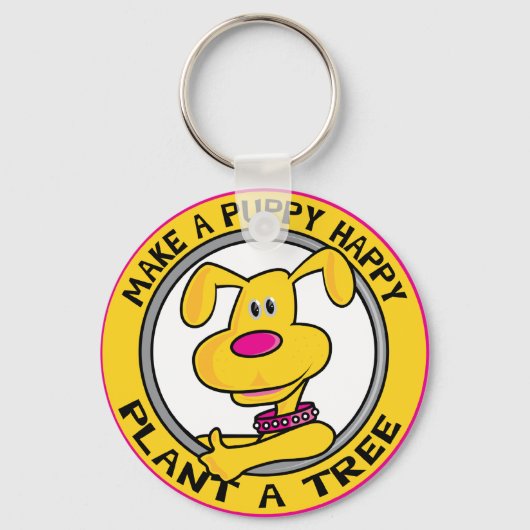 Plant A-structuur Sleutelhanger (Voorkant)