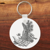 Plant A-structuur Sleutelhanger (Voorkant)