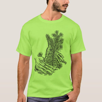 Plant A-structuur T-shirt