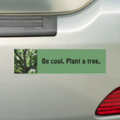 "Plant A Tree"-Bumpersticker Bumpersticker (Op auto)