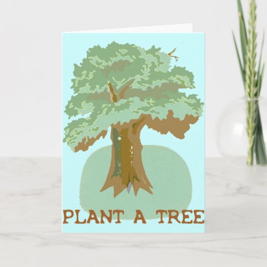 PLANT A TREE KAART (Voorkant)