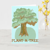 PLANT A TREE KAART (Gele Bloem)
