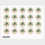 Plant a Tree Natuur Lovers Trees Ronde Sticker (Vel)