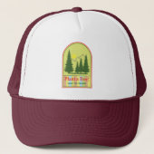 Plant a Tree, Safe the Planet, Earth Day Cool Trucker Pet (Voorkant)
